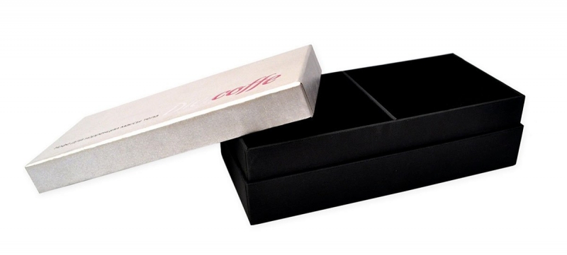 Кашированная подарочная коробка для кофе в Москве, производство на заказ