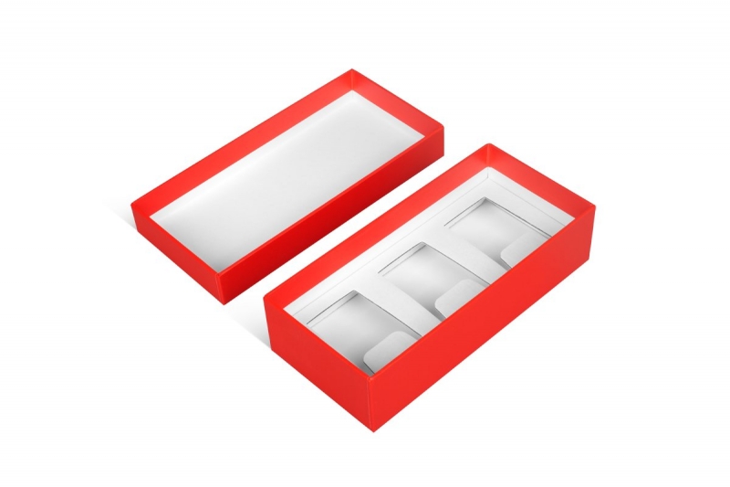 Кашированная коробка заказ крышка-дно в Москве, производство на заказ