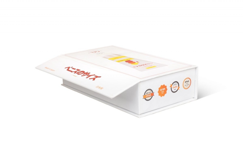 Подарочная коробка для косметики с магнитным клапаном в Москве, производство на заказ