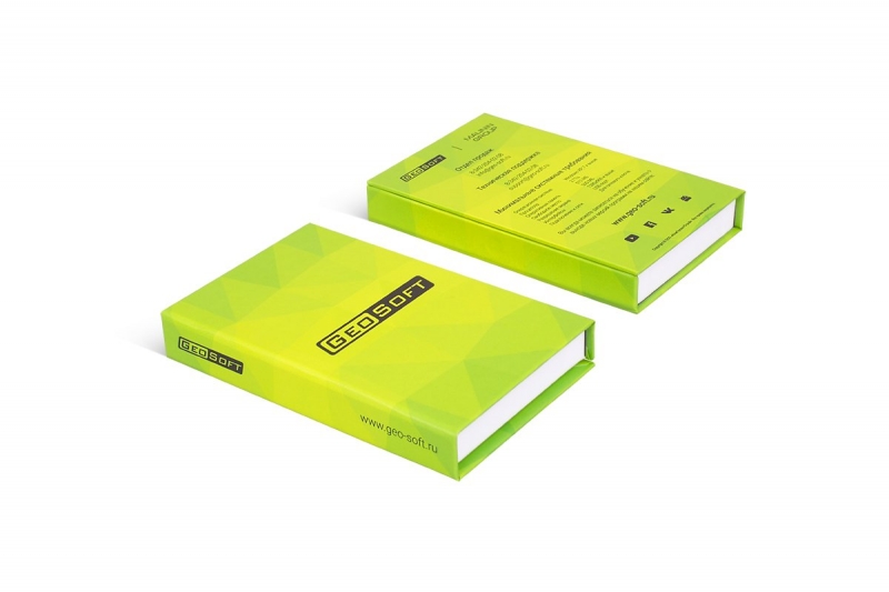 Кашированная коробка на магнитном клапане в Москве, производство на заказ