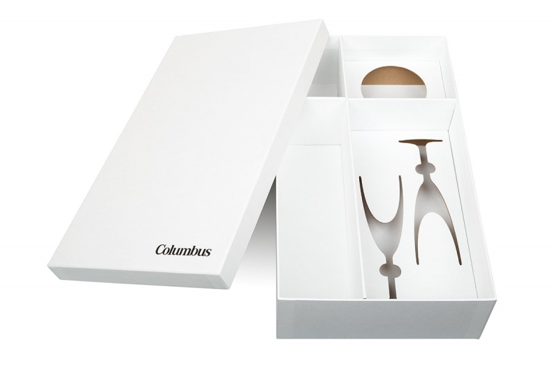 Подарочная коробка крышка-дно для посуды в Москве, производство на заказ