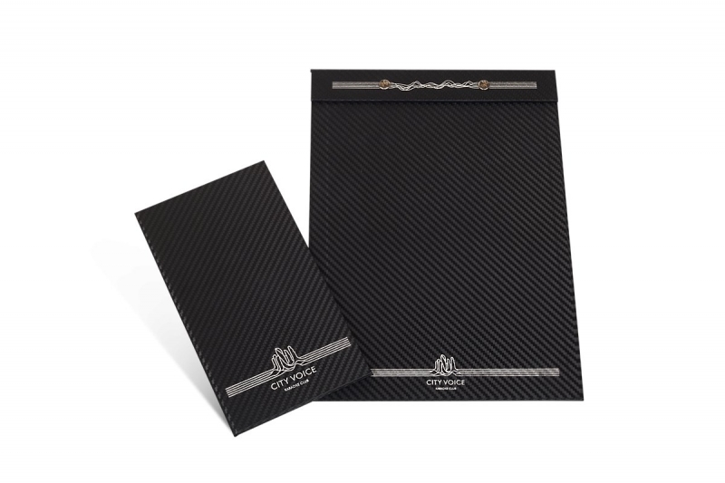 Набор для меню и счета в караоке-клуб в Москве, производство на заказ