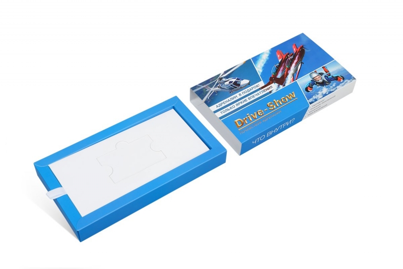 Кардпак в виде картонного пенала в Москве, производство на заказ