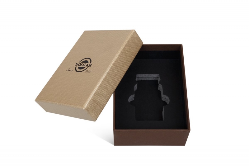 Фирменная упаковка крышка-дно — Solgar в Москве, производство на заказ