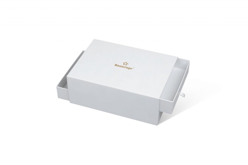 Коробка-пенал с двумя выдвижными ящичками "Военторг" в Москве, производство на заказ