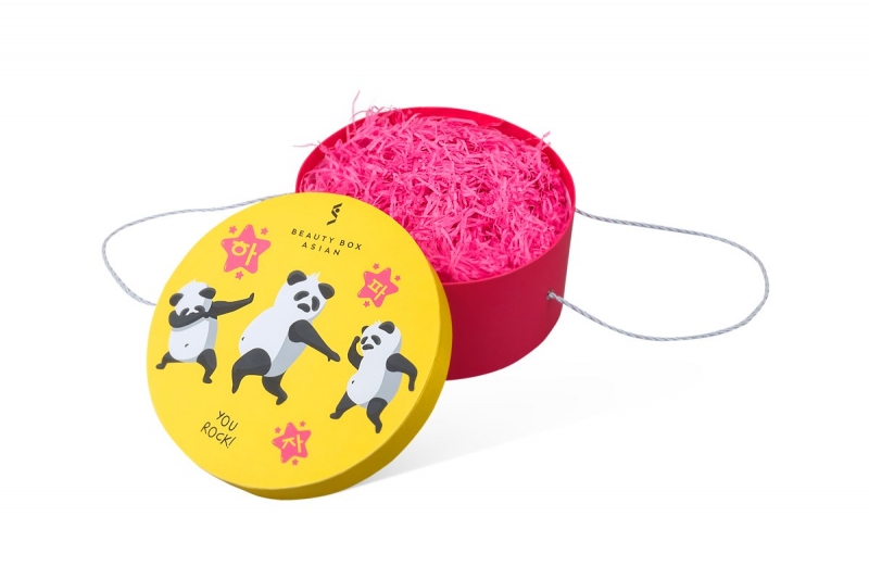 Кашированная круглая коробка в Москве, производство на заказ