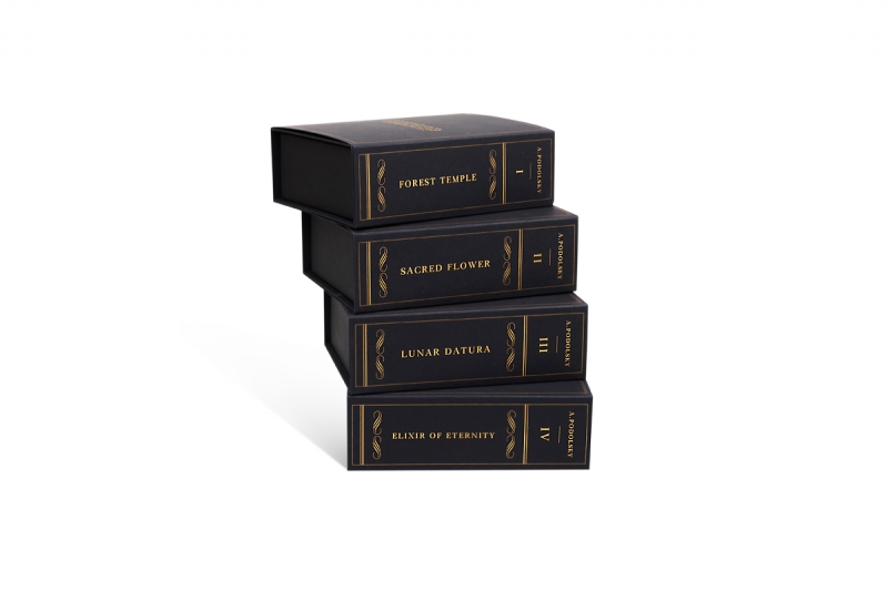 Набор коробок-книжек в шуберах для духов в Москве, производство на заказ