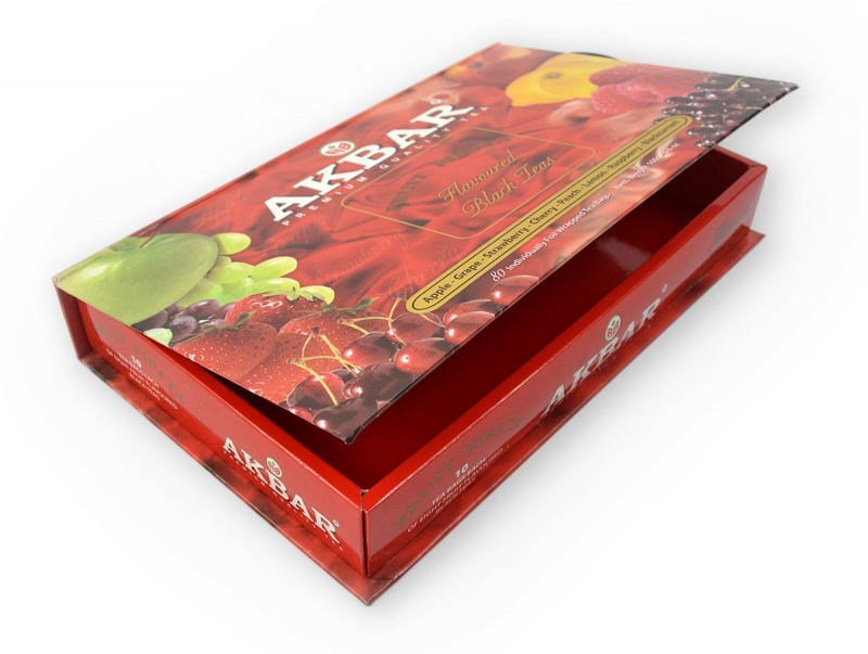 Кашированная коробка-книжка с картонным ложементом в Москве, производство на заказ