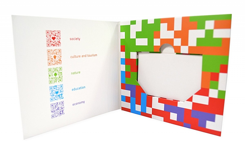 Упаковка для usb флешки-карточки в Москве, производство на заказ