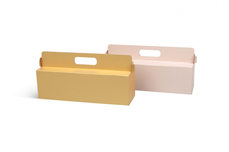 Самосборная коробка-пакет из МГК под бутылку в Москве, производство на заказ