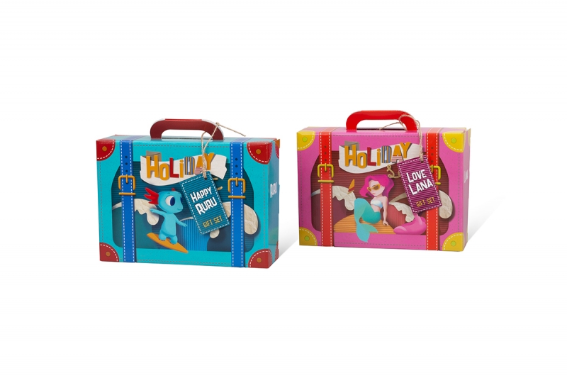Подарочный чемодан под детскую косметику из МГК в Москве, производство на заказ