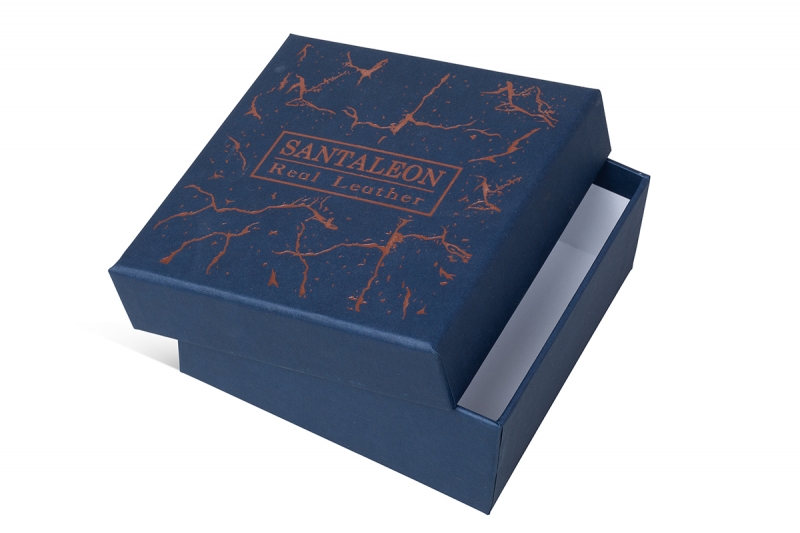 Коробка под ремни с логотипом в Москве, производство на заказ