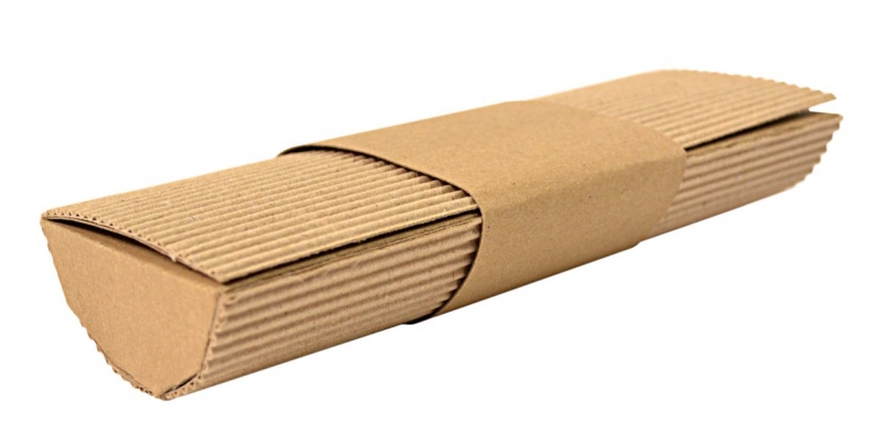 Экологичная коробочка для подарка из комбинированных материалов в Москве, производство на заказ