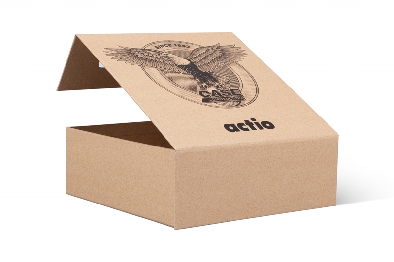 Коробка-чемодан с витым шнуром в Москве, производство на заказ