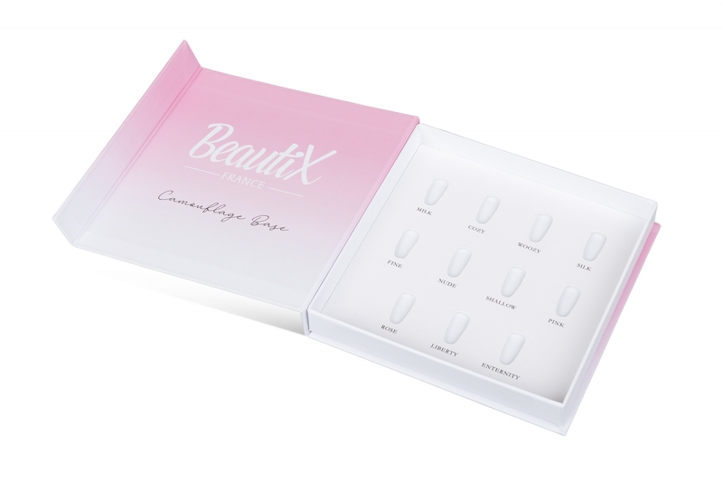 Кашированная коробка на магнитах для nail продукции в Москве, производство на заказ