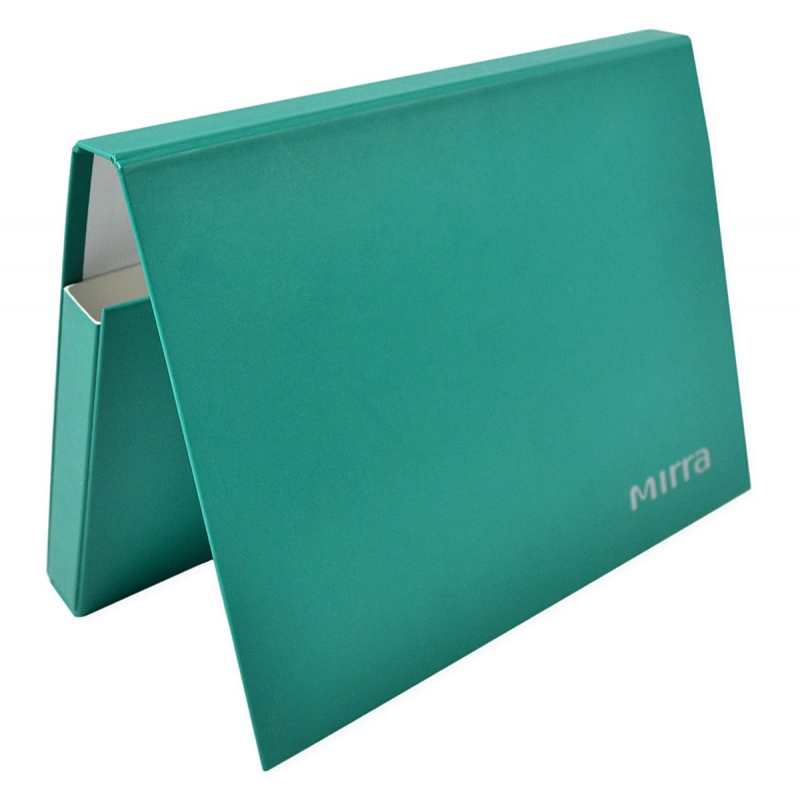 Кашированная папка-презентер с логотипом Mirra (магнитный клапан) в Москве, производство на заказ