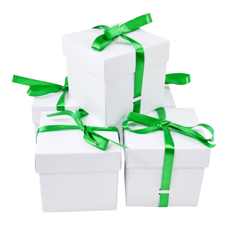 Самосборная картонная коробка для яблока в Москве, производство на заказ