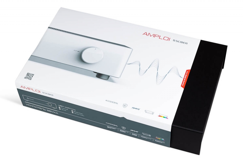 Кашированная коробка для усилителя звука  в Москве, производство на заказ