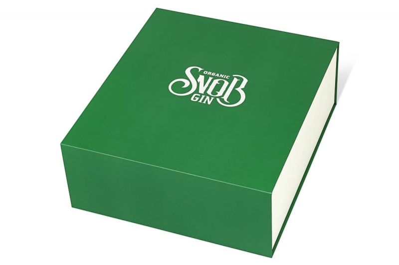 Коробка на магнитах с ложементом для коктельного набора в Москве, производство на заказ