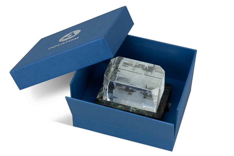 Корпоративная коробка для Росатом в Москве, производство на заказ