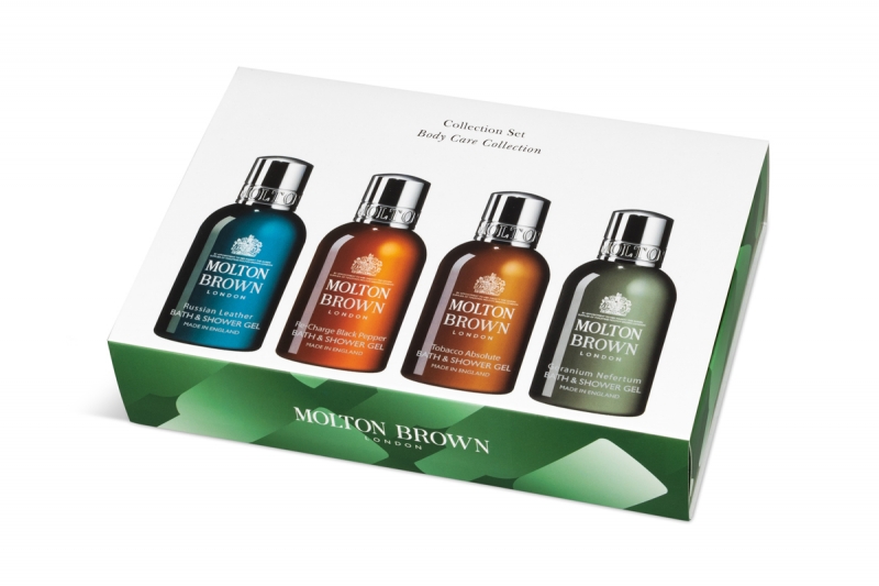 Самосборная коробка для набора миниатюр средств для ванны и душа в Москве, производство на заказ