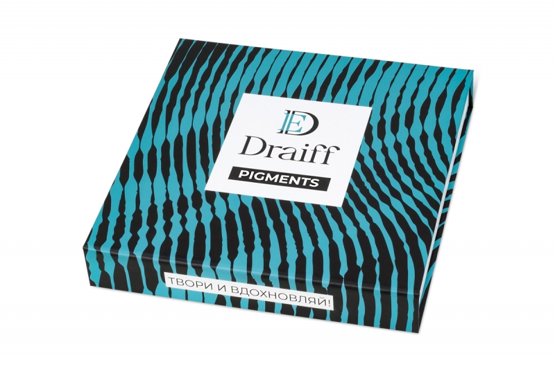 Коробка с ложементом для пигментов Draiff в Москве, производство на заказ