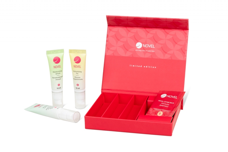 Коробка под набор средств для ламинирования ресниц в Москве, производство на заказ