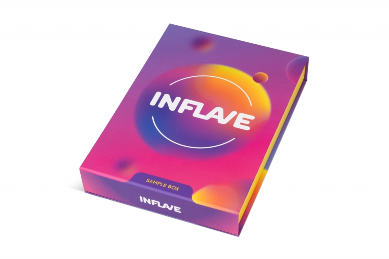 Коробка с магнитным клапаном для набора электронных сигарет в Москве, производство на заказ