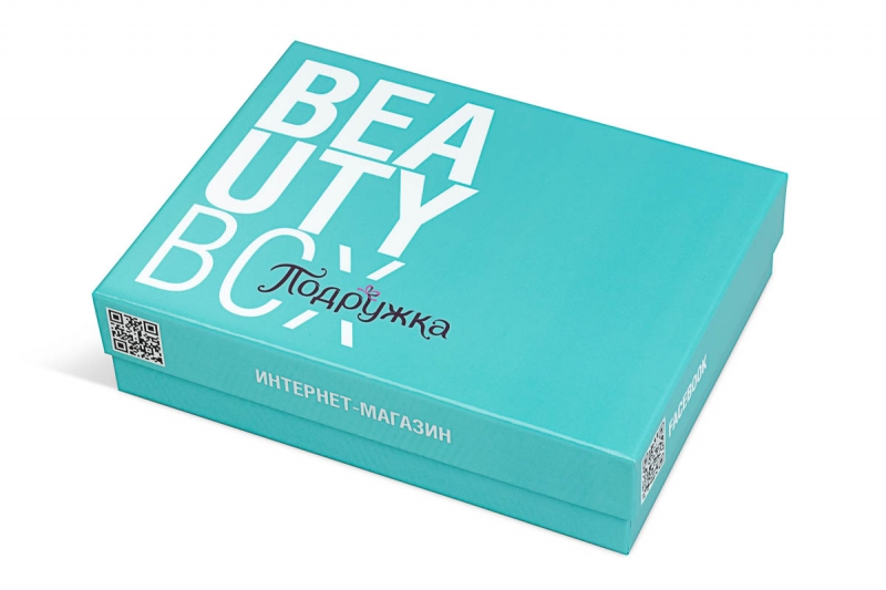 Кашированный бьютибокс для Подружки в Москве, производство на заказ