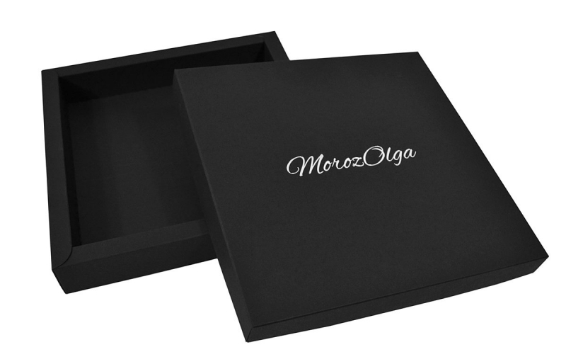 Коробка крышка-дно из дизайнерского картона. Ольга Мороз в Москве, производство на заказ