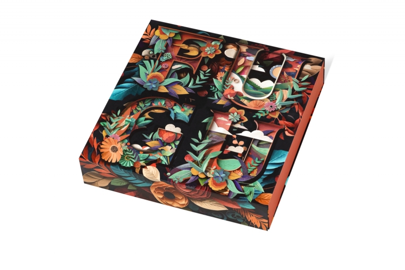 Коробка-трансформер для набора суши в Москве, производство на заказ