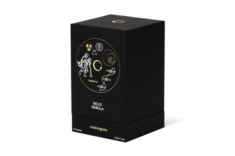 Кашированная коробка с внутренним бортом для духов в Москве, производство на заказ