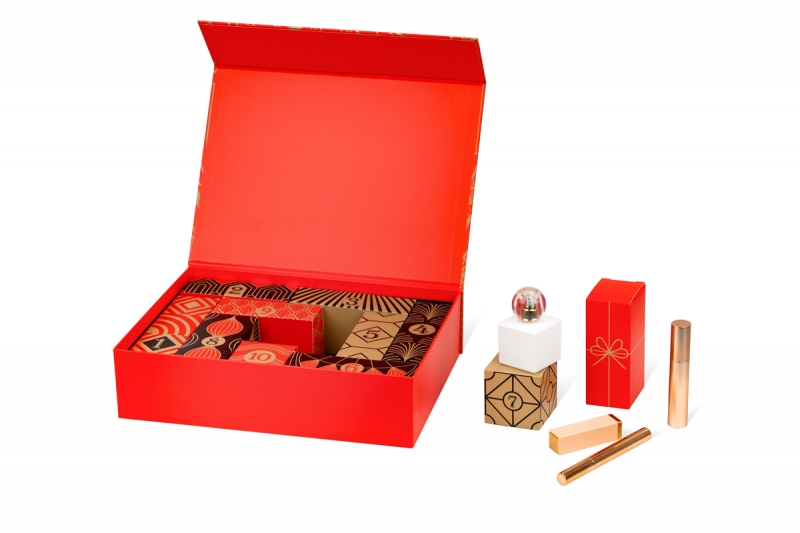 Адвент-календарь на 10 ячеек в Москве, производство на заказ