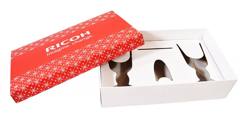 Фирменная коробка под бокалы и специи в Москве, производство на заказ