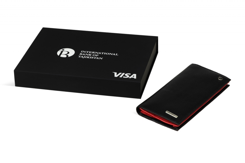 Банк Таджикистана - коробка для карты и кошелька в Москве, производство на заказ