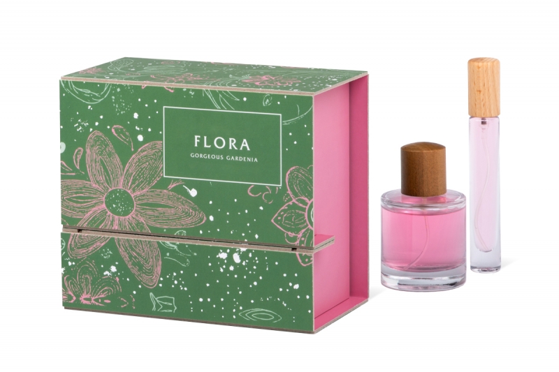 Кашированная самосборная коробка для духов в Москве, производство на заказ