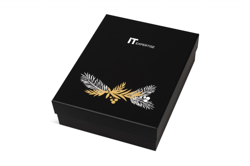 Коробка крышка дно для двух бокалов в Москве, производство на заказ