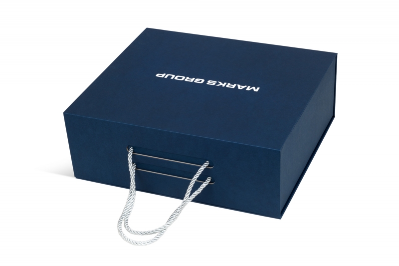 Коробка-чемодан с МГК ложементом для MARKS GROUP в Москве, производство на заказ