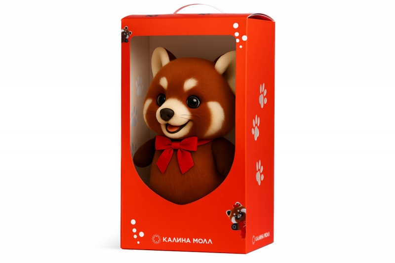 Самосборкая картонная коробка для игрушки в Москве, производство на заказ