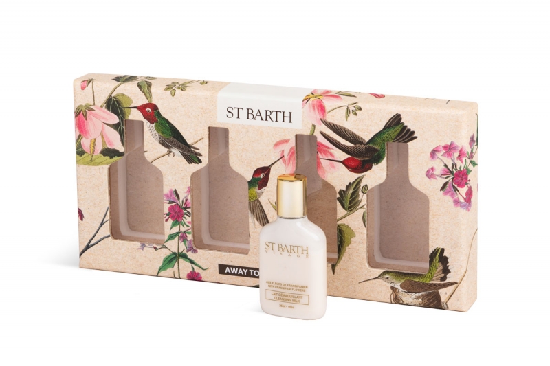 Коробка с ПЭТ окошками для St Barth в Москве, производство на заказ