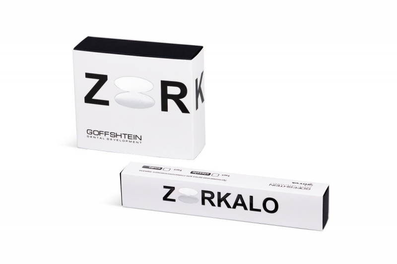 Картонный пенал с шубером для набора стоматологических зеркал в Москве, производство на заказ