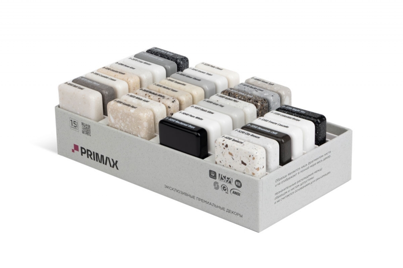 Демонстрационный бокс для образцов камня в Москве, производство на заказ