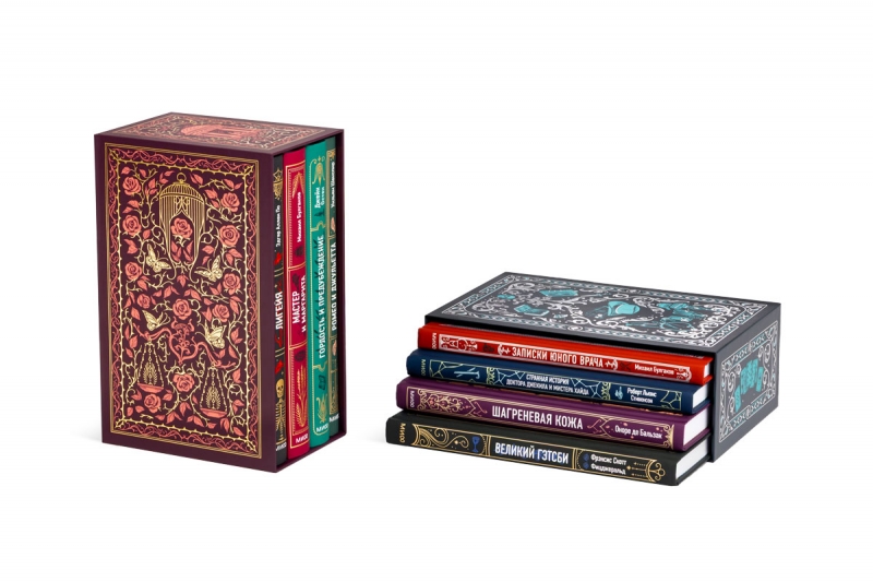 Премиум футляры для книг издательства МИФ в Москве, производство на заказ
