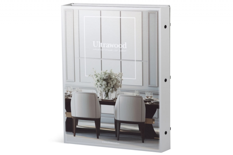 Папка-стенд для образцов Ultrawood в Москве, производство на заказ