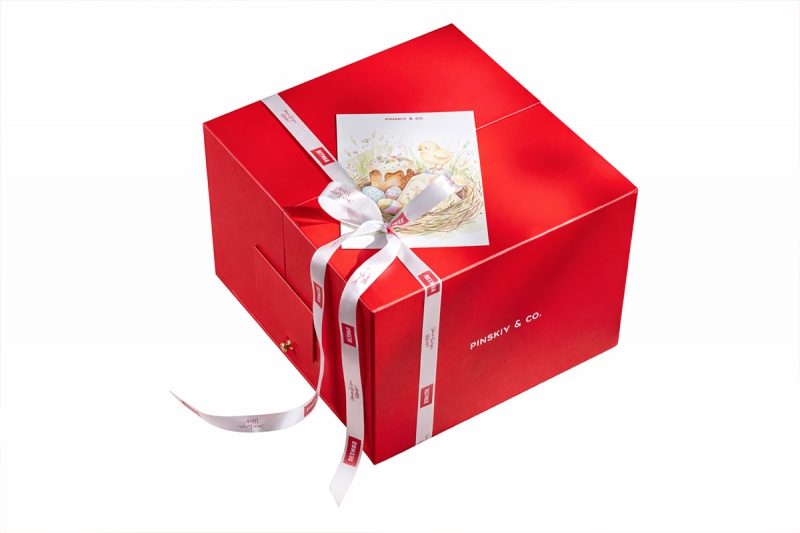 Коробка для пасхального набора в Москве, производство на заказ