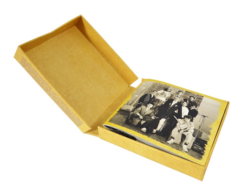 Кашированная коробка для коллекционного музыкального издания в Москве, производство на заказ