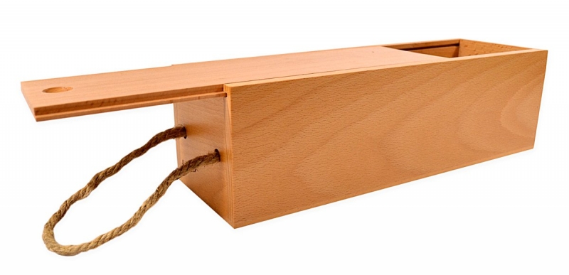 Деревянная коробка-пенал для вина в Москве, производство на заказ