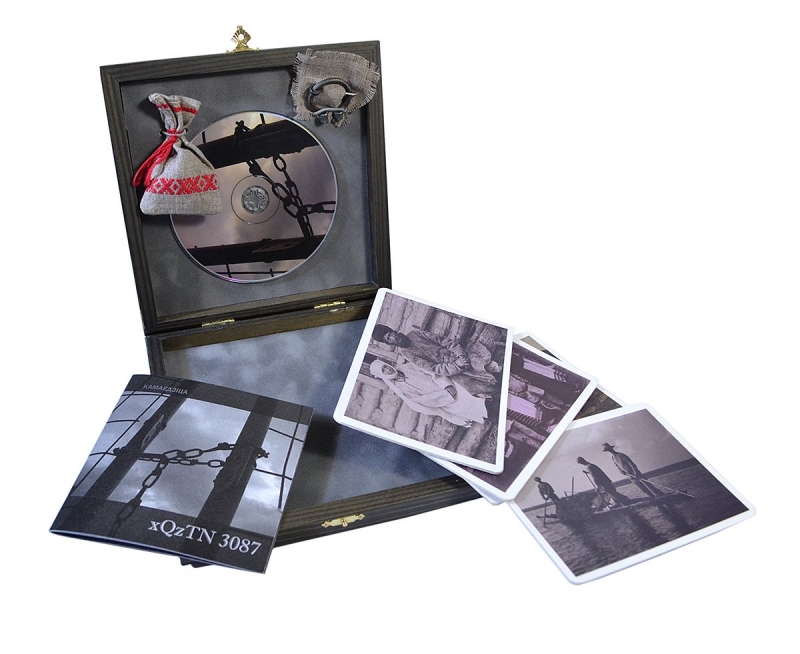 Деревянная коробка-шкатулка для диска и подарочного набора в Москве, производство на заказ