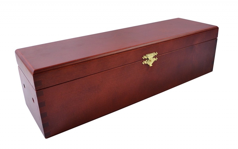 Деревянная футляр для вина в Москве, производство на заказ