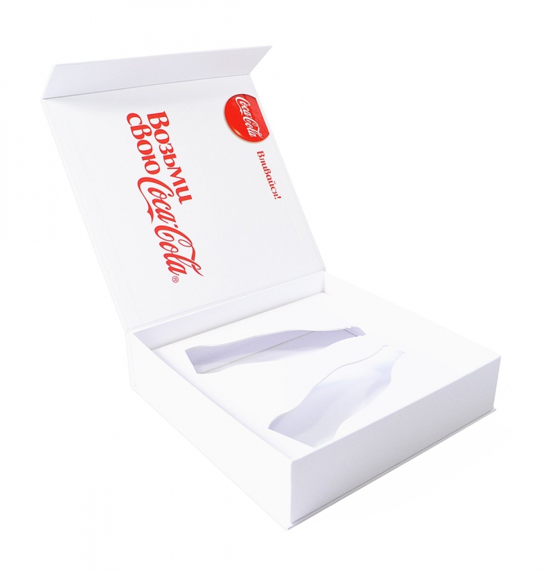 Coca Cola — Кашированная коробка для образцов продукции в Москве, производство на заказ